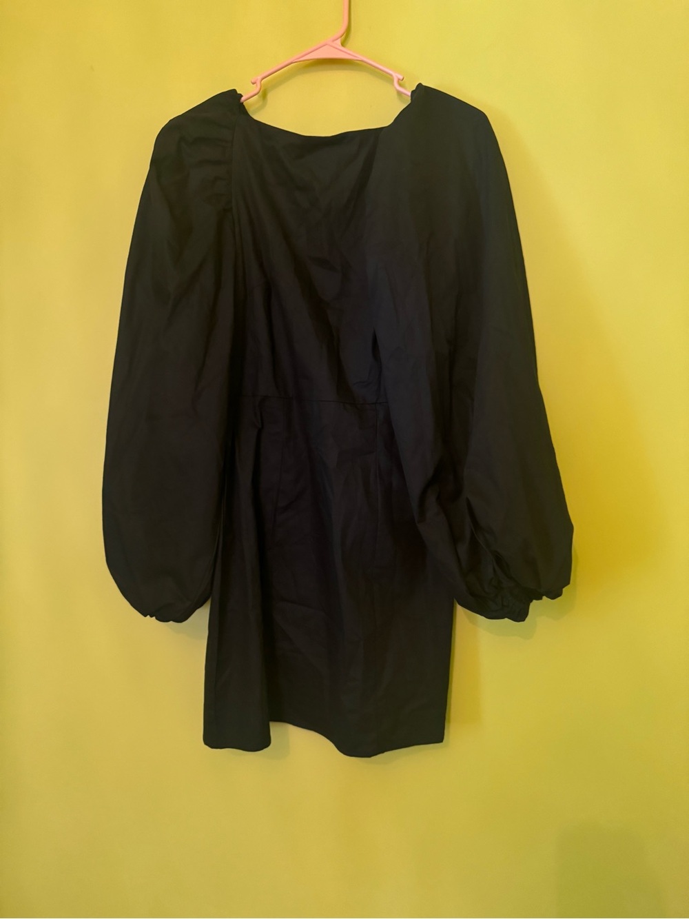 Nasty Gal Black Balloon Sleeve Mini Dress 🖤